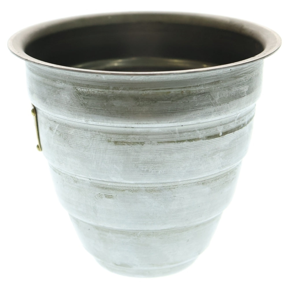 m&m(エムアンドエム) ×MASSES POT TYPE 1 - Chrysails STEEL / SMALL マシス クリサリス 鉄鉢 ポット シルバー