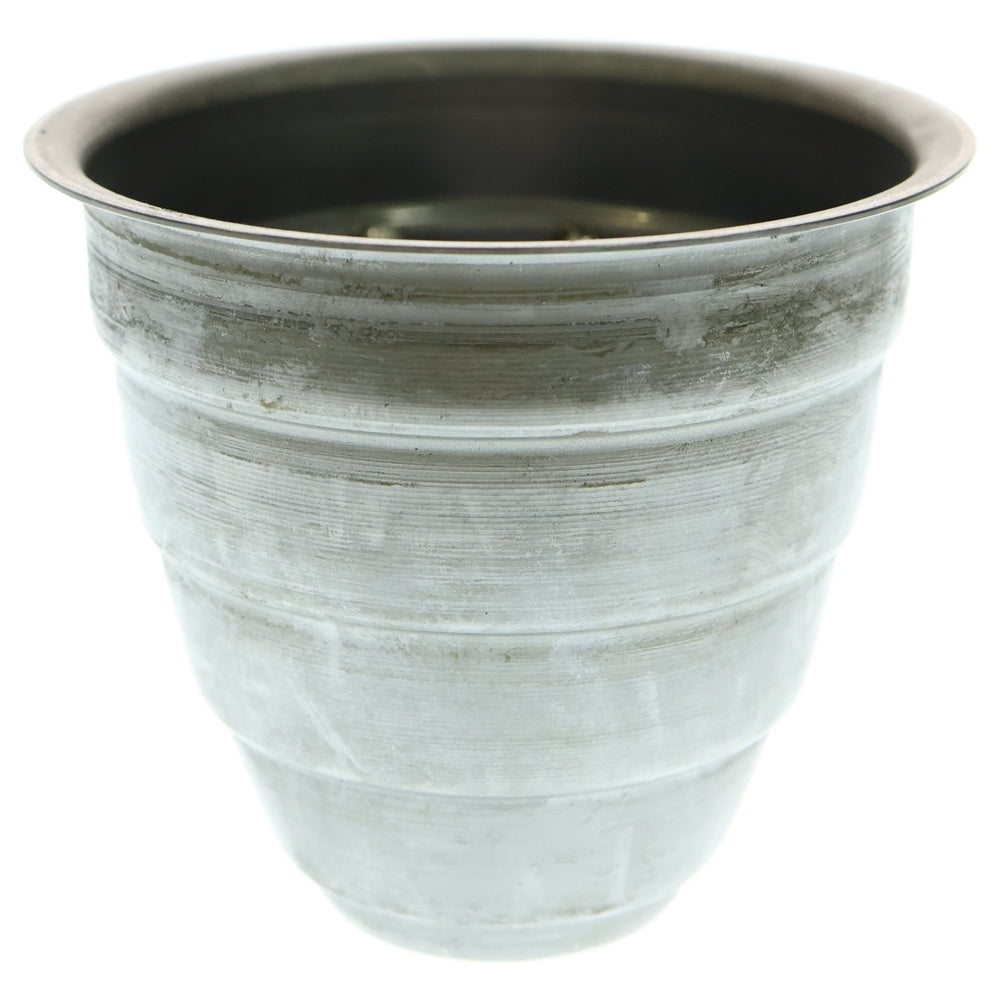 m&m(エムアンドエム) ×MASSES POT TYPE 1 - Chrysails STEEL / SMALL マシス クリサリス 鉄鉢 ポット シルバー