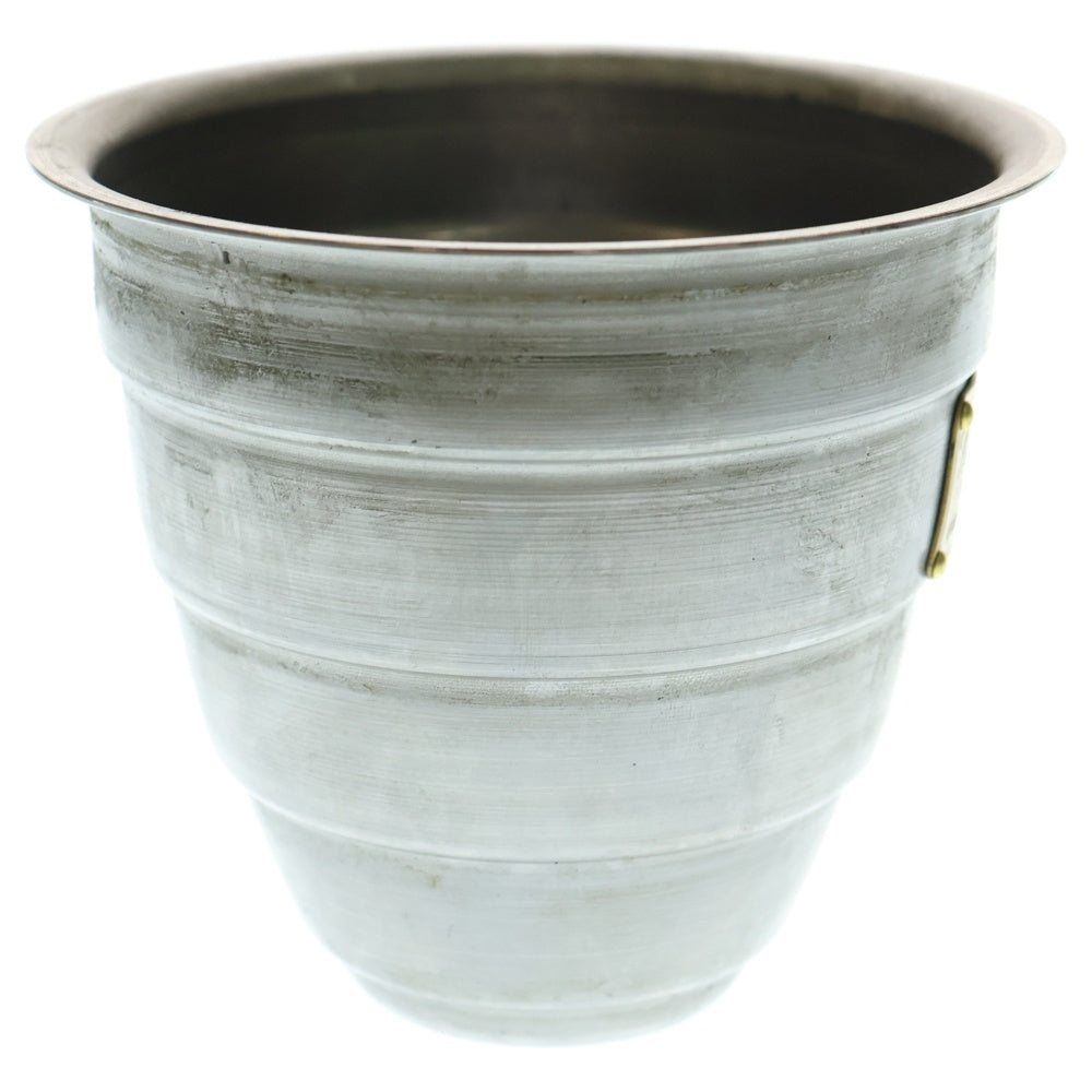 m&m(エムアンドエム) ×MASSES POT TYPE 1 - Chrysails STEEL / SMALL マシス クリサリス 鉄鉢 ポット シルバー