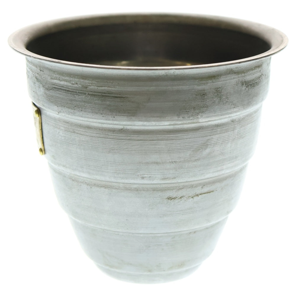 m&m(エムアンドエム) ×MASSES POT TYPE 1 - Chrysails STEEL / SMALL マシス クリサリス 鉄鉢 ポット シルバー