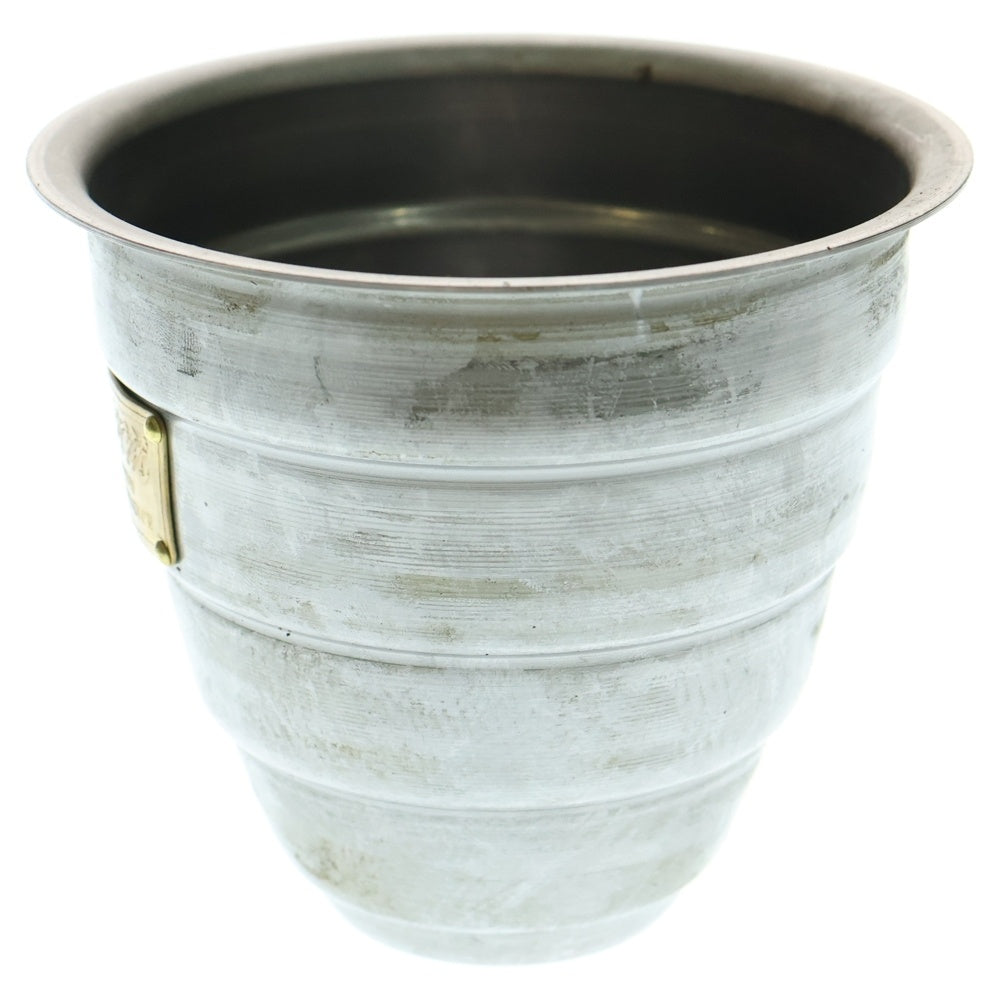 m&m(エムアンドエム) ×MASSES POT TYPE 1 - Chrysails STEEL / SMALL マシス クリサリス 鉄鉢 ポット シルバー