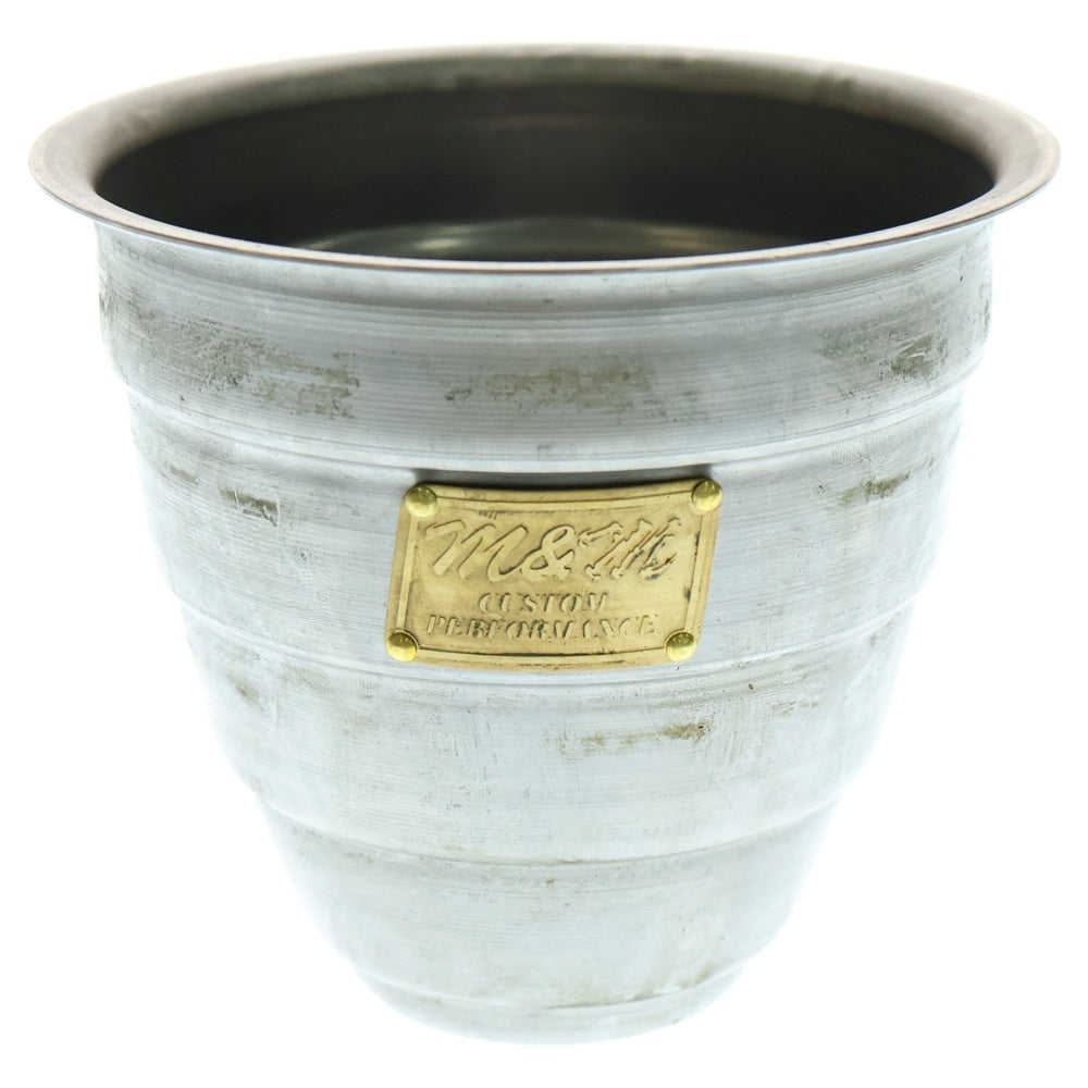 m&m(エムアンドエム) ×MASSES POT TYPE 1 - Chrysails STEEL / SMALL マシス クリサリス 鉄鉢 ポット シルバー