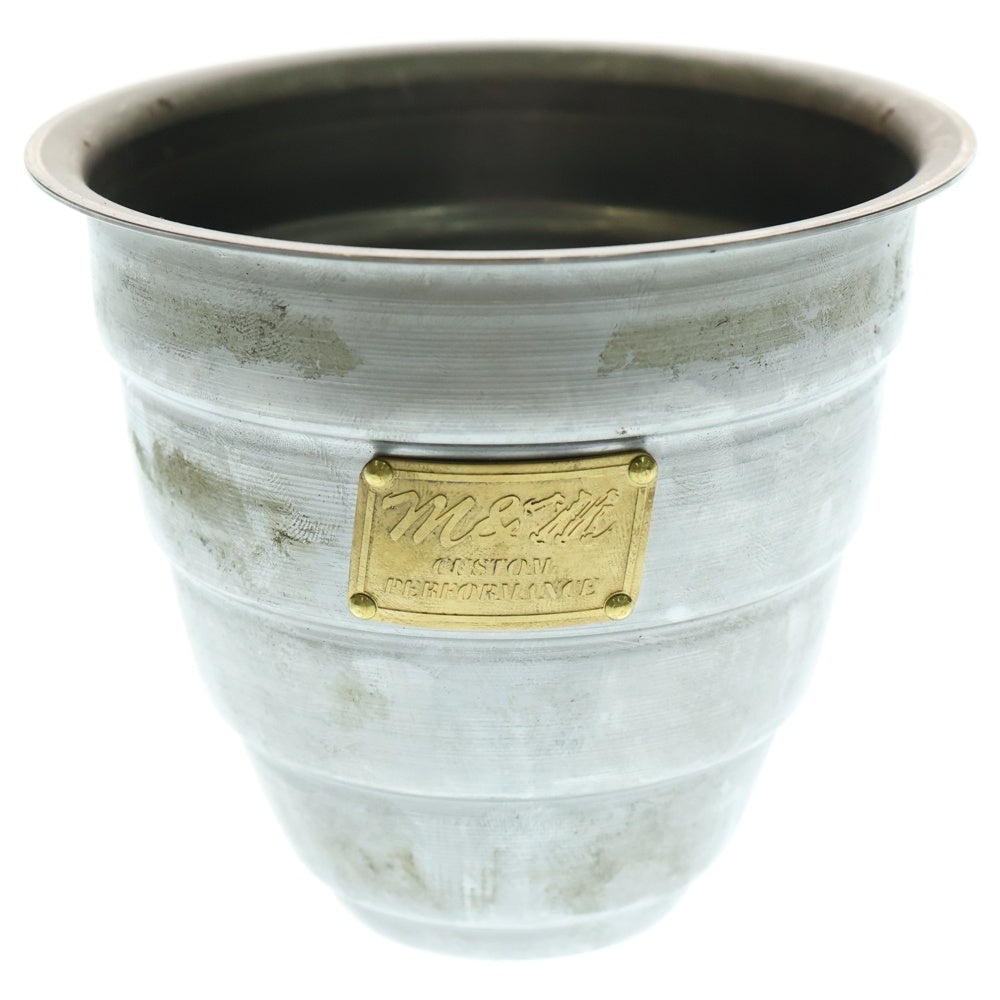 m&m(エムアンドエム) ×MASSES POT TYPE 1 - Chrysails STEEL / SMALL マシス クリサリス 鉄鉢 ポット シルバー