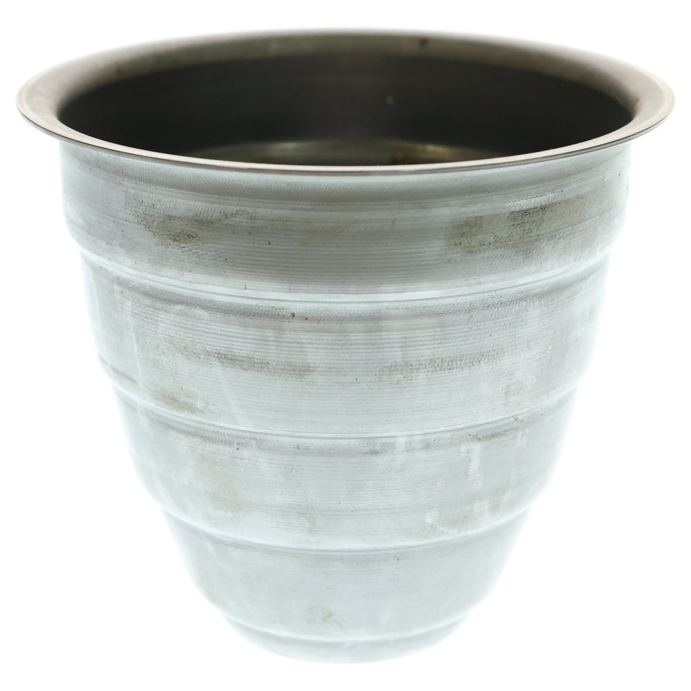 m&m(エムアンドエム) ×MASSES POT TYPE 1 - Chrysails STEEL / SMALL マシス クリサリス 鉄鉢 ポット シルバー