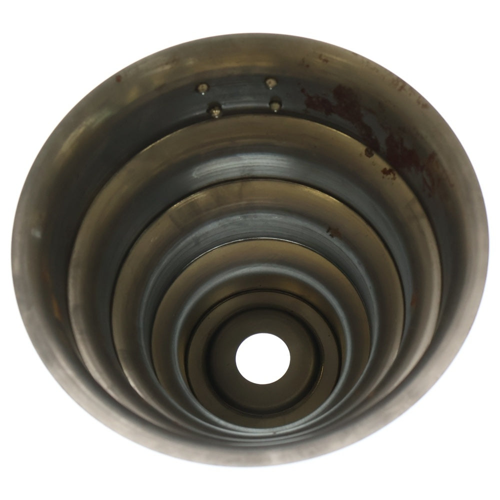 m&m(エムアンドエム) ×MASSES POT TYPE 8 - CLIFF STEEL / MEDIUM マシス クリフ 鉄鉢 ポット シルバー