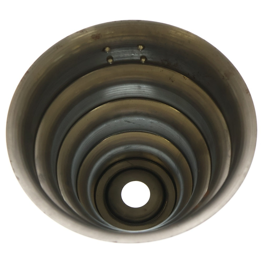 m&m(エムアンドエム) ×MASSES POT TYPE 8 - CLIFF STEEL / MEDIUM マシス クリフ 鉄鉢 ポット シルバー