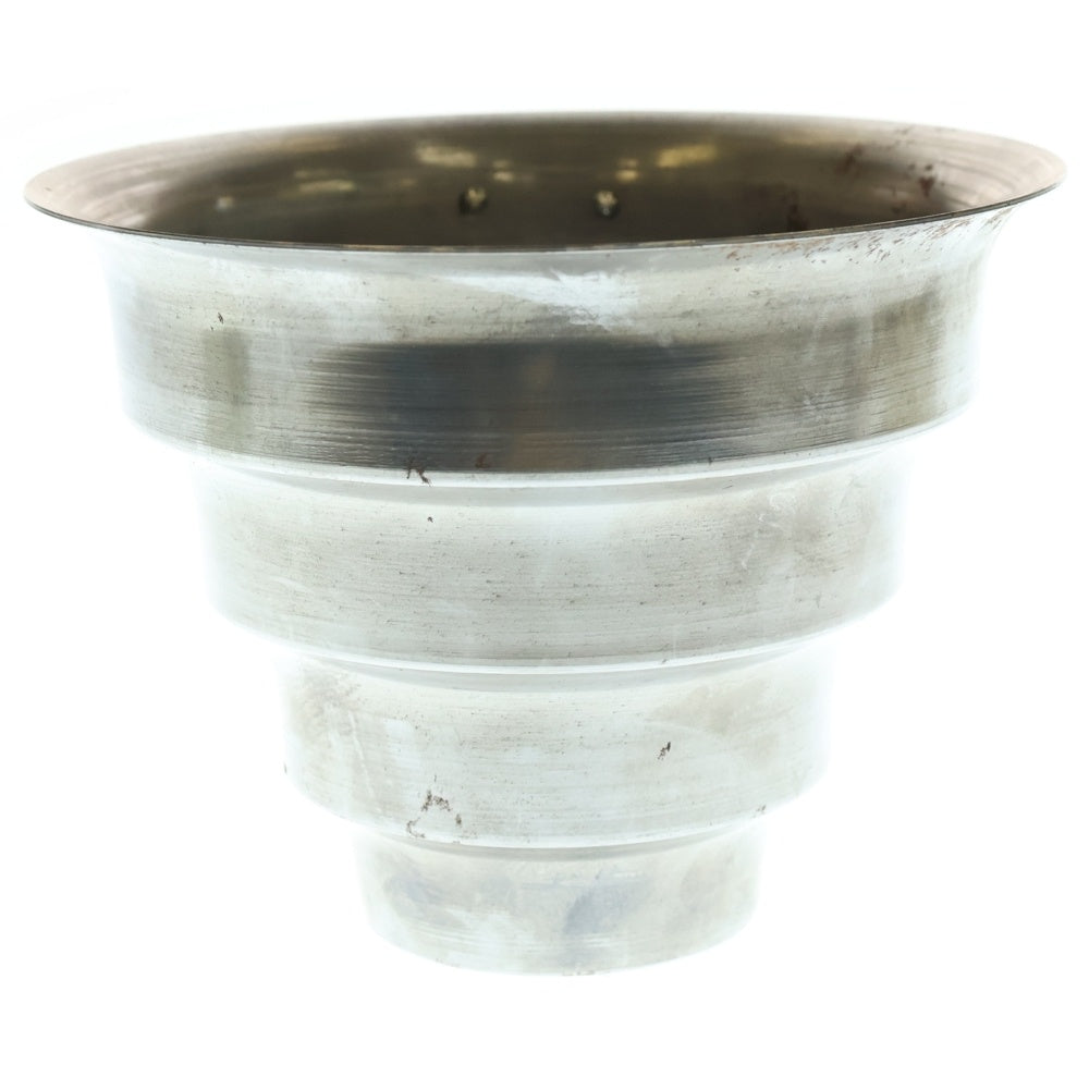 m&m(エムアンドエム) ×MASSES POT TYPE 8 - CLIFF STEEL / MEDIUM マシス クリフ 鉄鉢 ポット シルバー