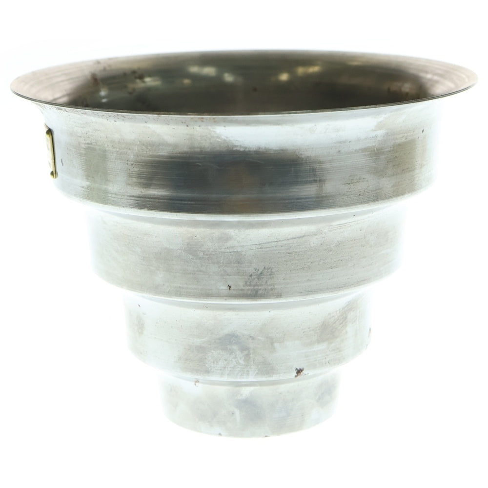 m&m(エムアンドエム) ×MASSES POT TYPE 8 - CLIFF STEEL / MEDIUM マシス クリフ 鉄鉢 ポット シルバー