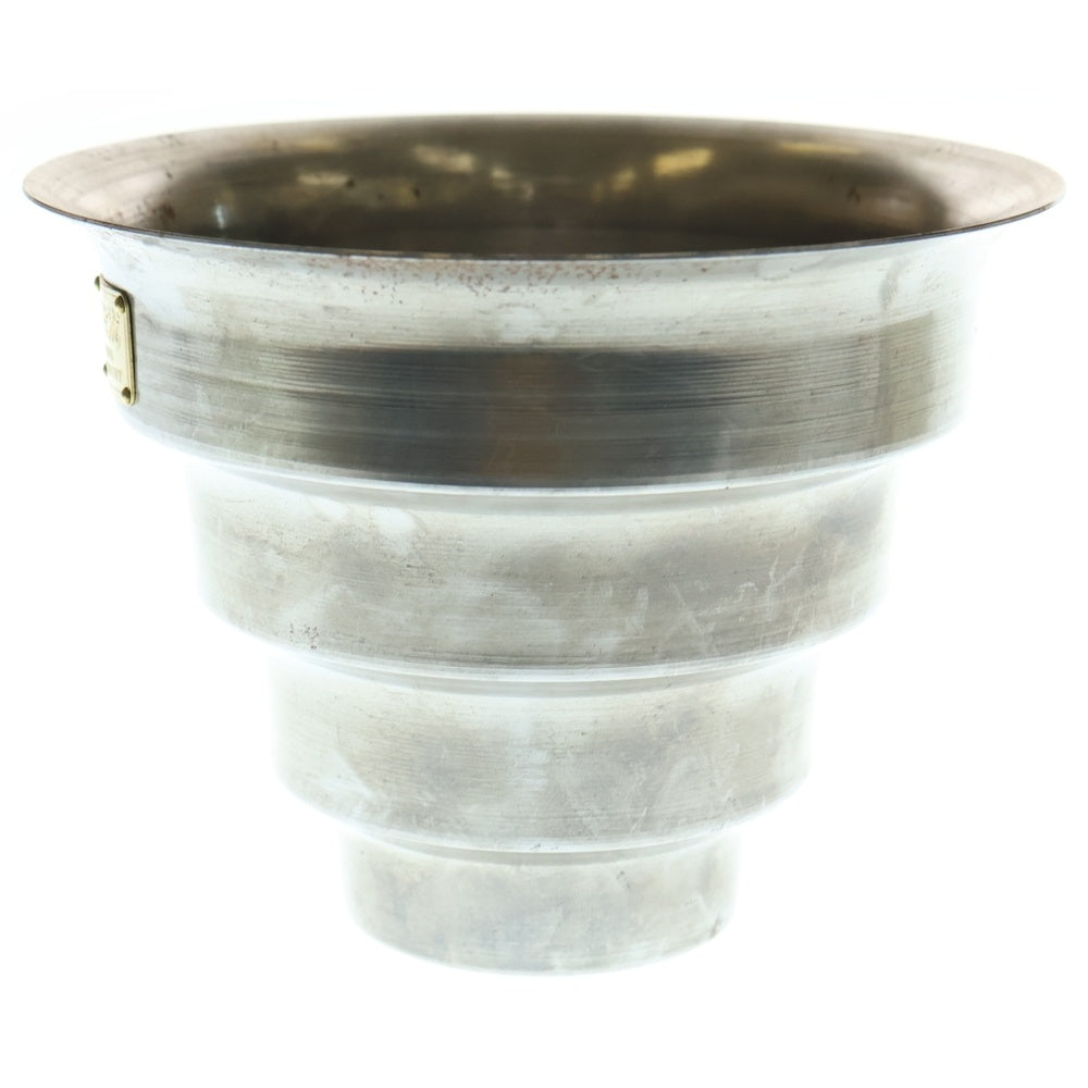 m&m(エムアンドエム) ×MASSES POT TYPE 8 - CLIFF STEEL / MEDIUM マシス クリフ 鉄鉢 ポット シルバー