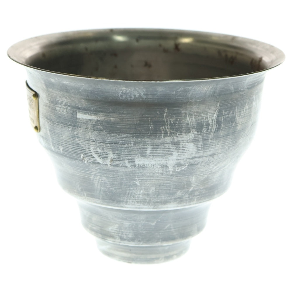 m&m(エムアンドエム) ×MASSES POT TYPE 5 - Conch STEEL / SMALL マシス コンク 鉄鉢 ポット シルバー