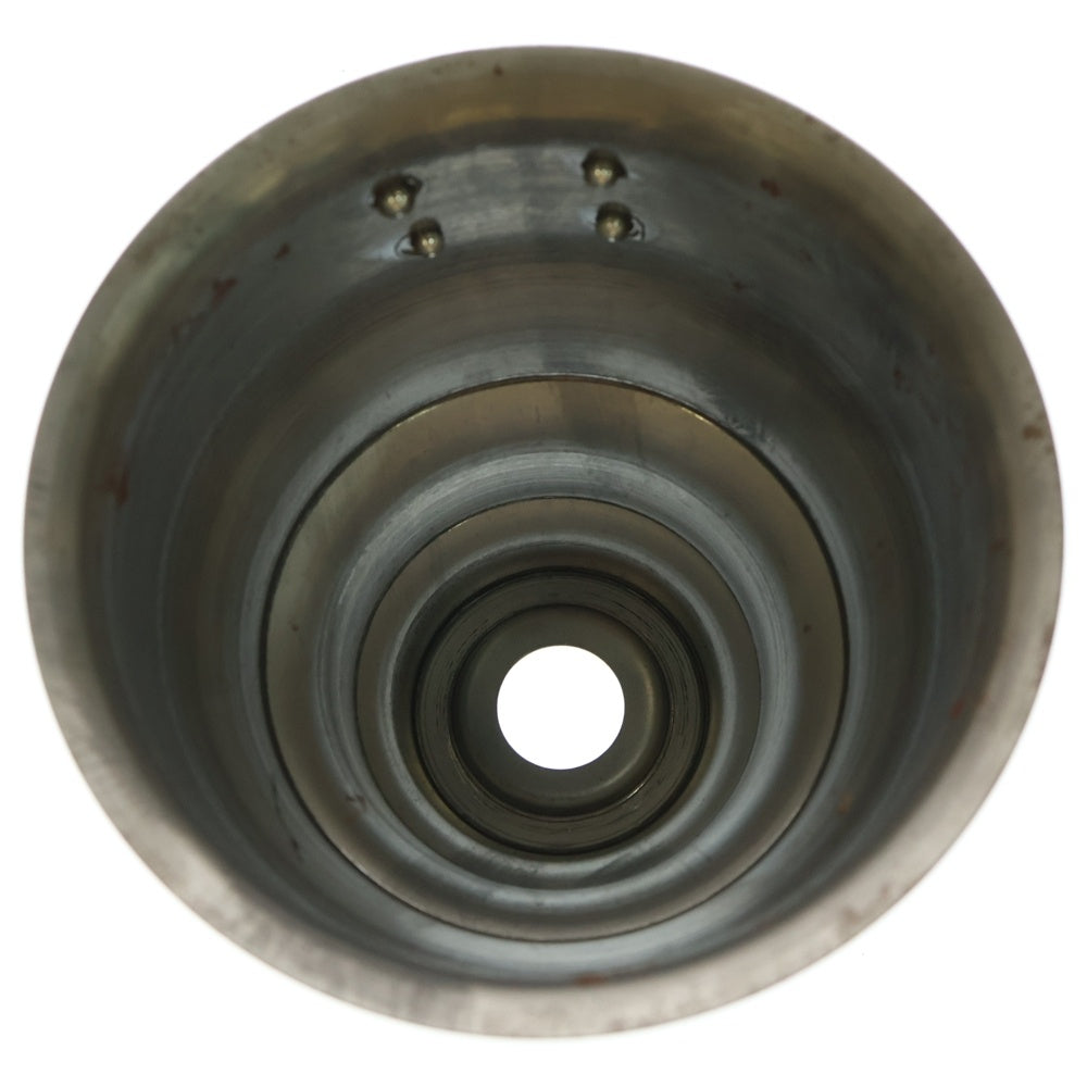 m&m(エムアンドエム) ×MASSES POT TYPE 5 - Conch STEEL / SMALL マシス コンク 鉄鉢 ポット シルバー