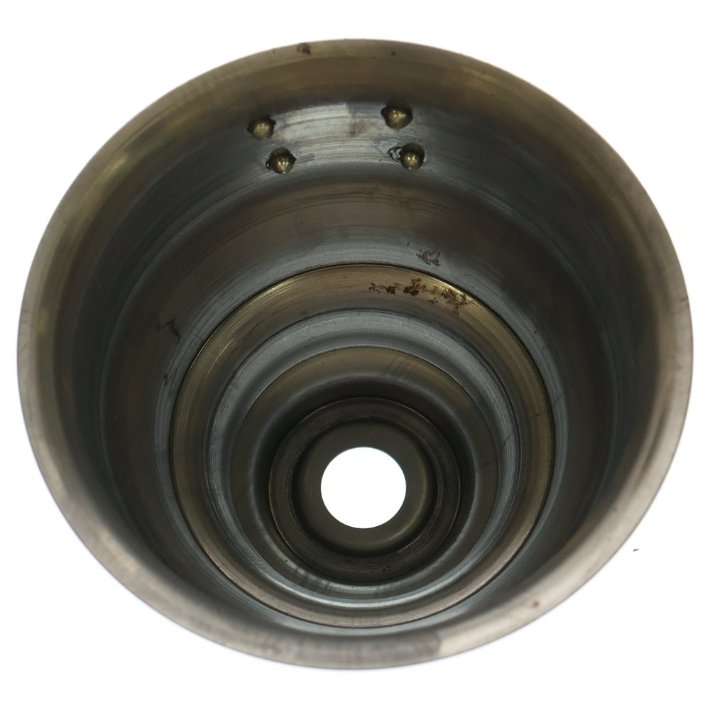 m&m(エムアンドエム) ×MASSES POT TYPE 5 - Conch STEEL / SMALL マシス コンク 鉄鉢 ポット シルバー