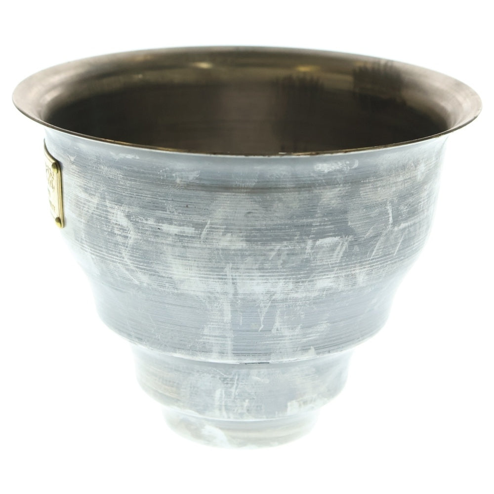 m&m(エムアンドエム) ×MASSES POT TYPE 5 - Conch STEEL / SMALL マシス コンク 鉄鉢 ポット シルバー