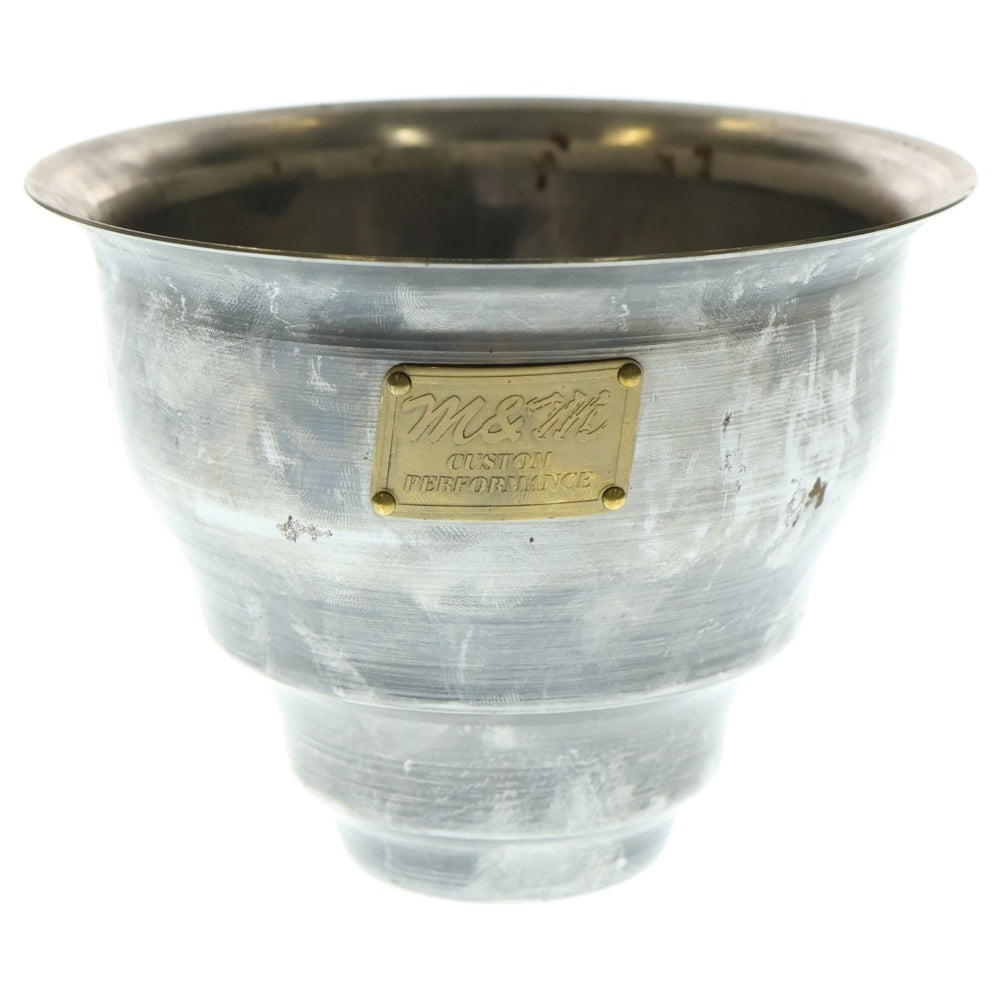 m&m(エムアンドエム) ×MASSES POT TYPE 5 - Conch STEEL / SMALL マシス コンク 鉄鉢 ポット シルバー