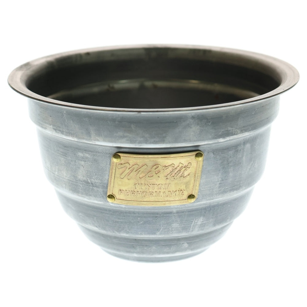 m&m(エムアンドエム) ×MASSES POT TYPE 4 - TERMIT STEEL / SMALL マシス ターミット 鉄鉢 ポット シルバー