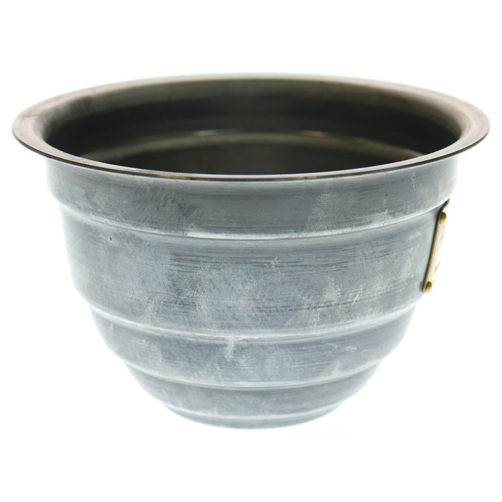 m&m(エムアンドエム) ×MASSES POT TYPE 4 - TERMIT STEEL / SMALL マシス ターミット 鉄鉢 ポット シルバー