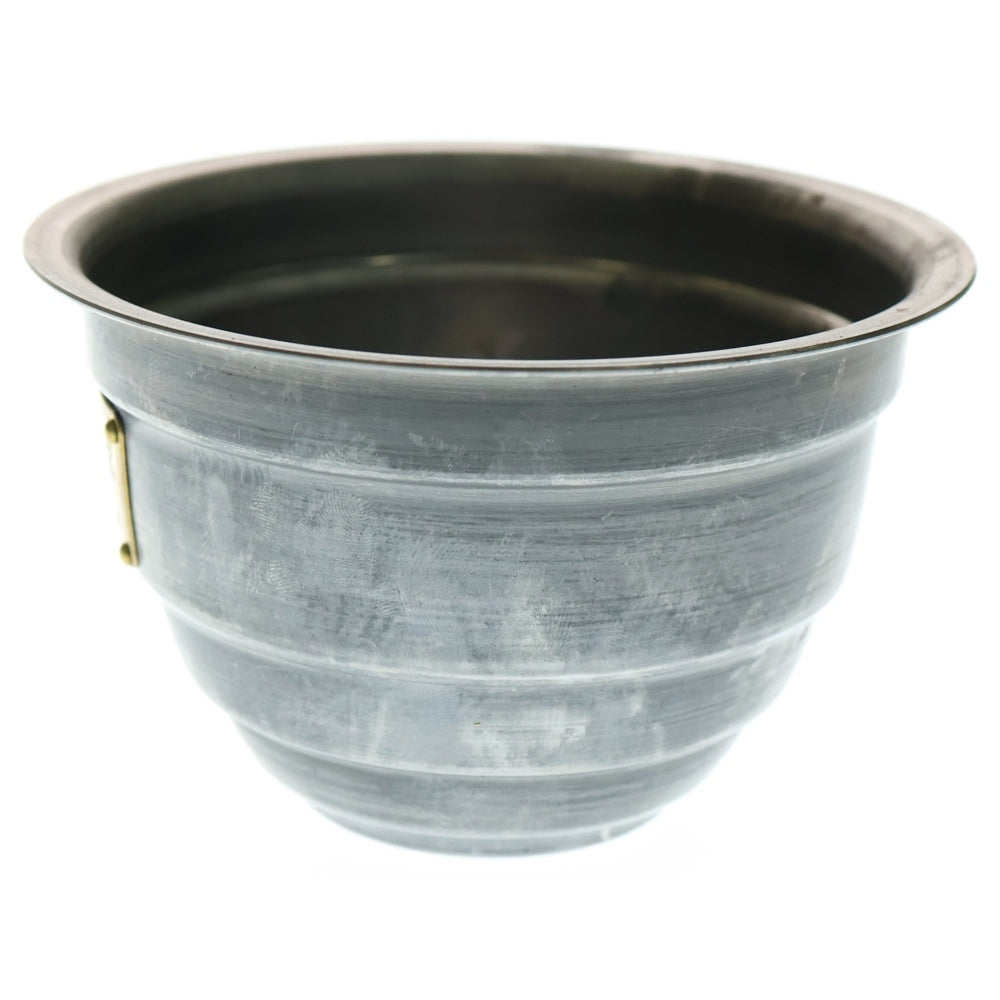 m&m(エムアンドエム) ×MASSES POT TYPE 4 - TERMIT STEEL / SMALL マシス ターミット 鉄鉢 ポット シルバー