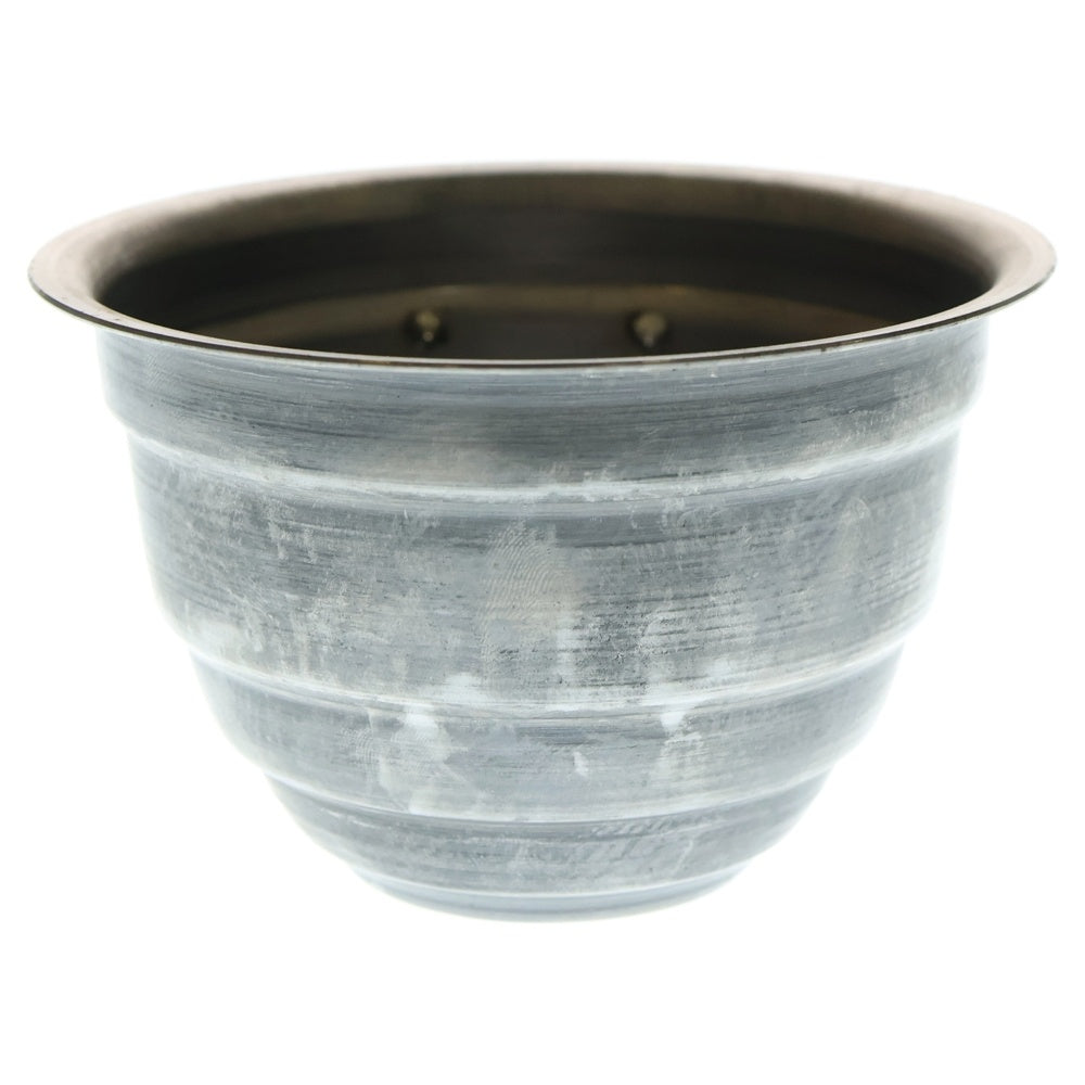 m&m(エムアンドエム) ×MASSES POT TYPE 4 - TERMIT STEEL / SMALL マシス ターミット 鉄鉢 ポット シルバー