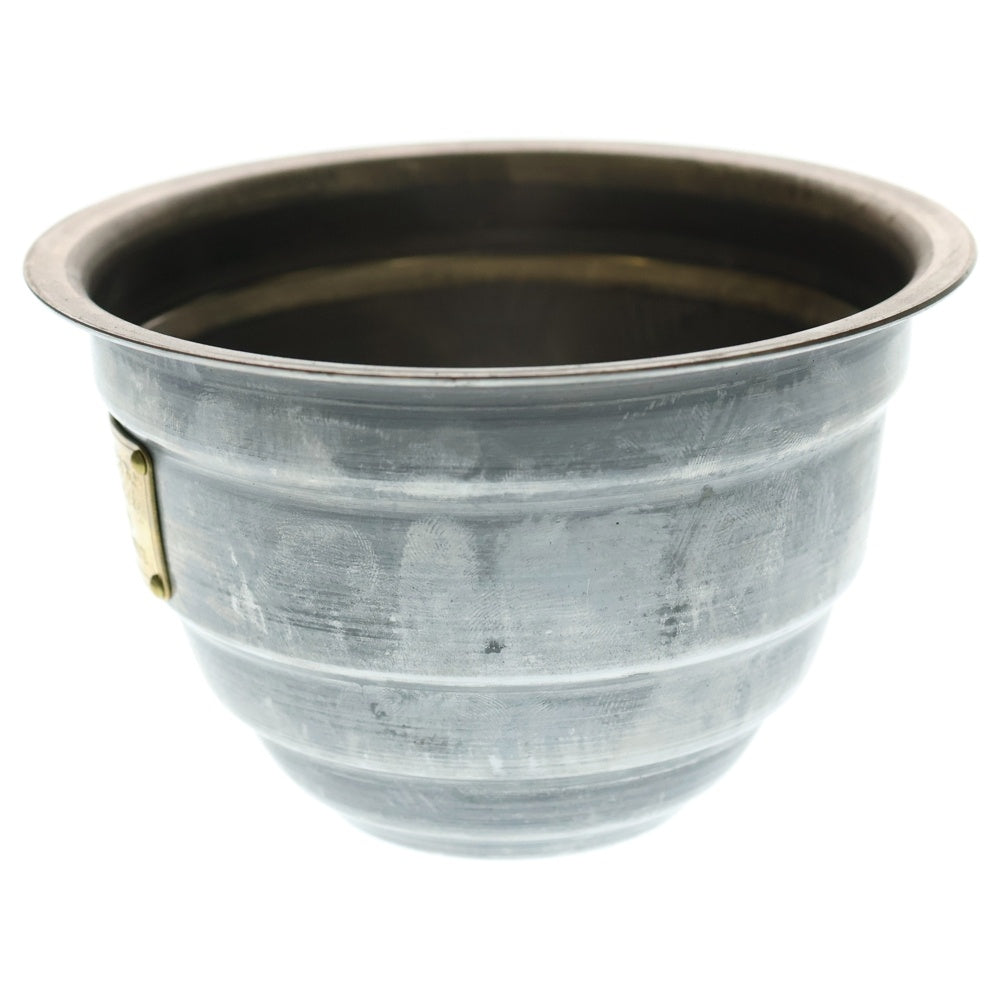 m&m(エムアンドエム) ×MASSES POT TYPE 4 - TERMIT STEEL / SMALL マシス ターミット 鉄鉢 ポット シルバー