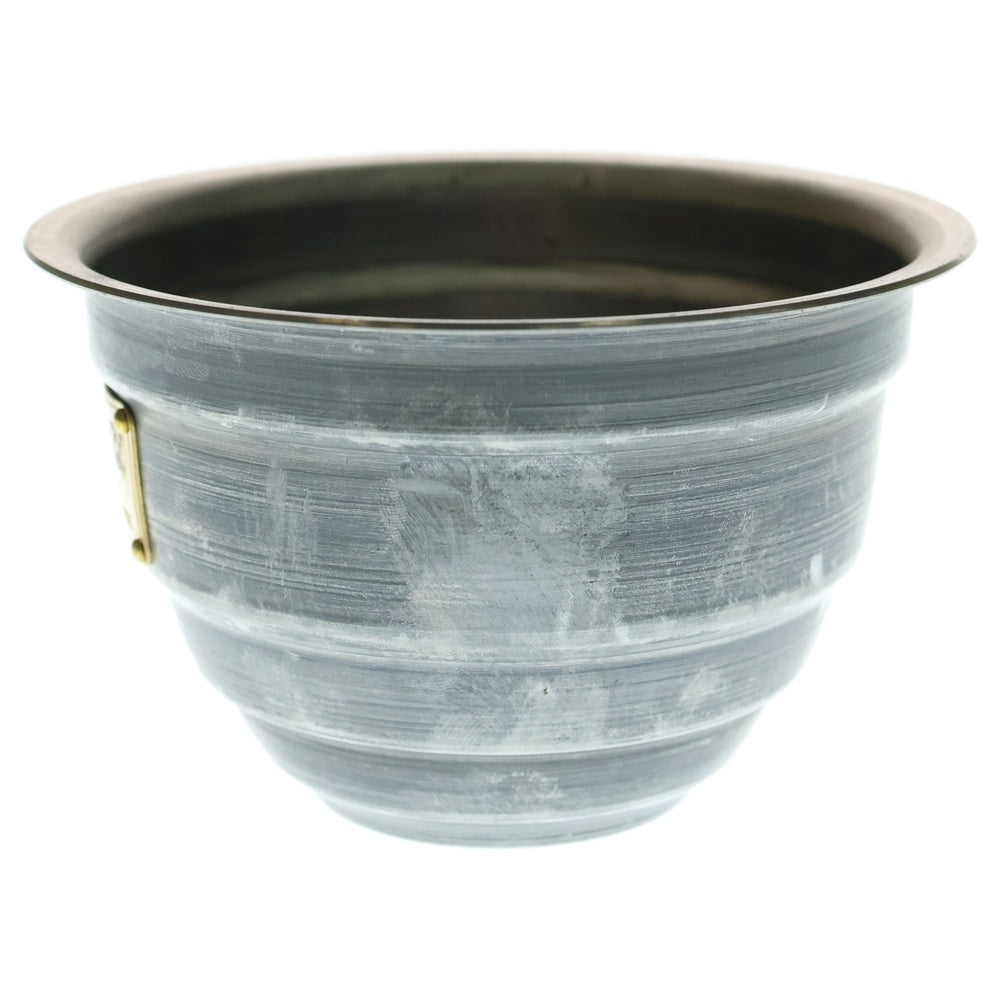 m&m(エムアンドエム) ×MASSES POT TYPE 4 - TERMIT STEEL / SMALL マシス ターミット 鉄鉢 ポット シルバー