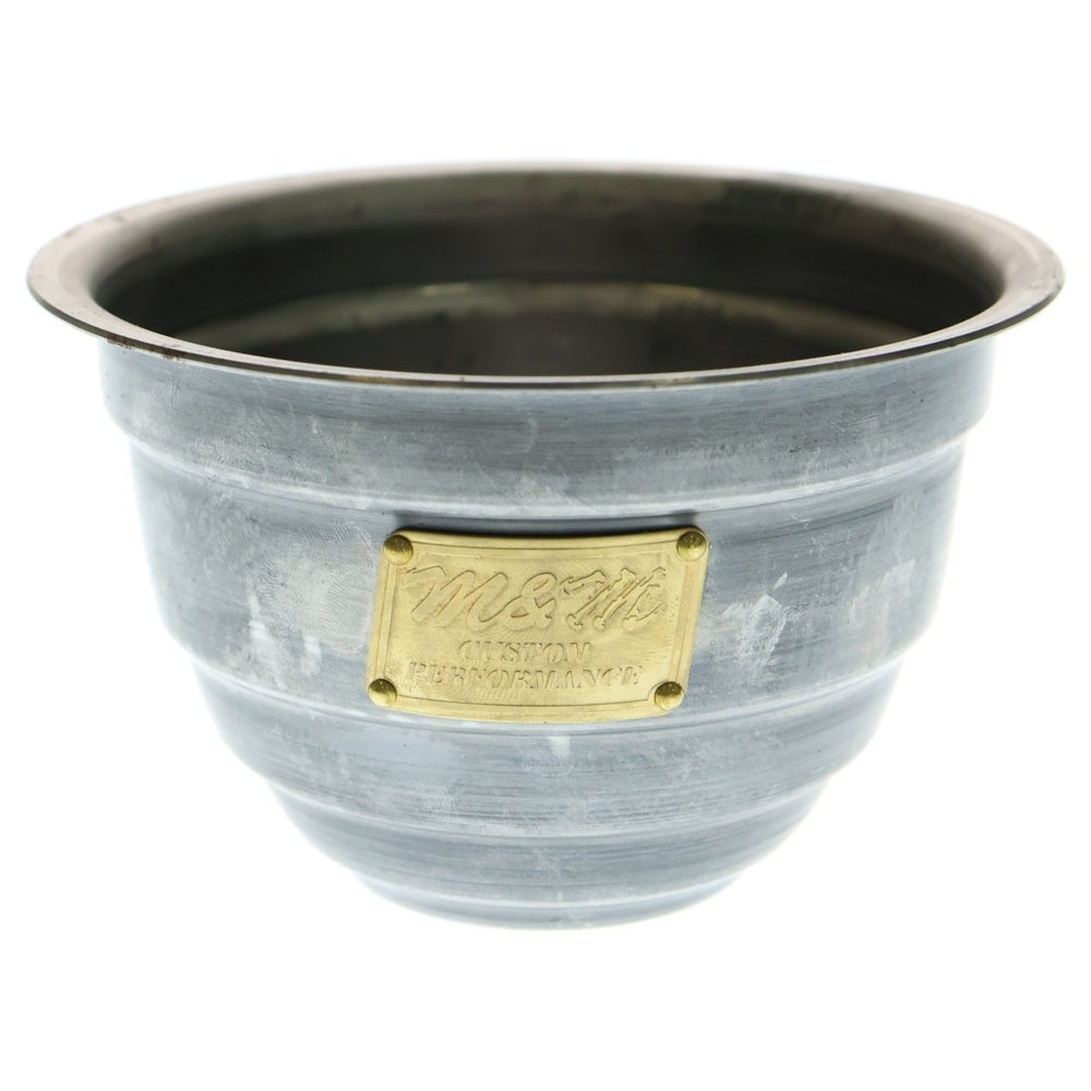 m&m(エムアンドエム) ×MASSES POT TYPE 4 - TERMIT STEEL / SMALL マシス ターミット 鉄鉢 ポット シルバー