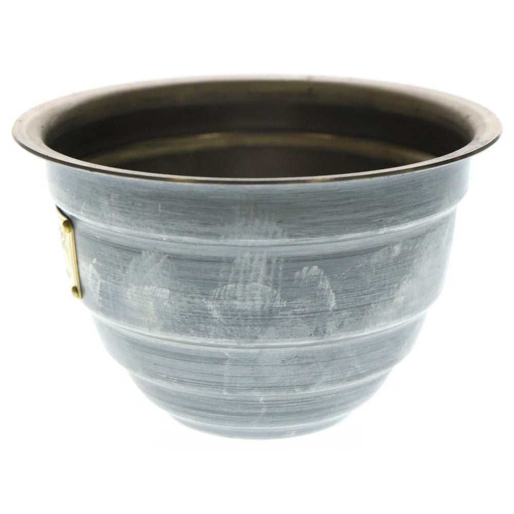 m&m(エムアンドエム) ×MASSES POT TYPE 4 - TERMIT STEEL / SMALL マシス ターミット 鉄鉢 ポット シルバー