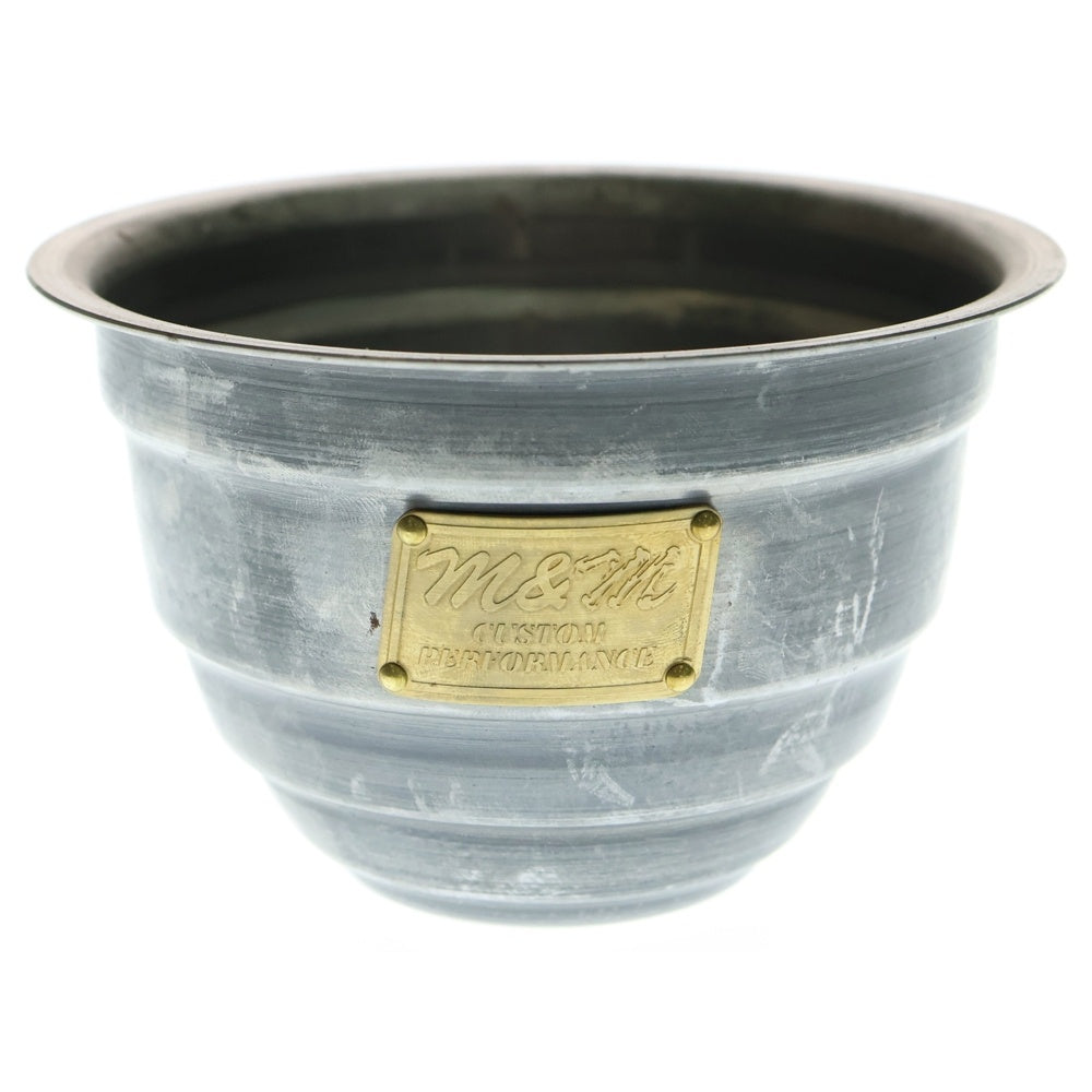 m&m(エムアンドエム) ×MASSES POT TYPE 4 - TERMIT STEEL / SMALL マシス ターミット 鉄鉢 ポット シルバー