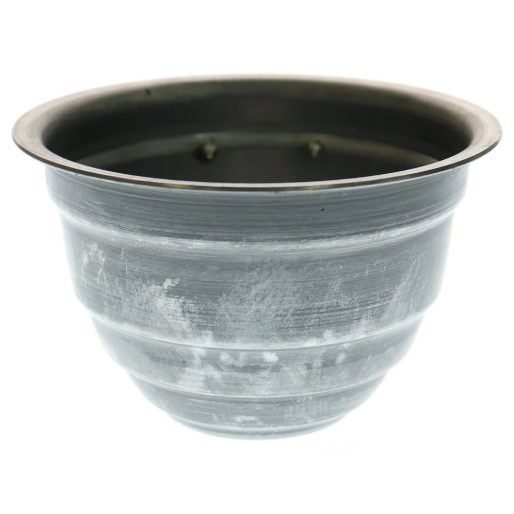 m&m(エムアンドエム) ×MASSES POT TYPE 4 - TERMIT STEEL / SMALL マシス ターミット 鉄鉢 ポット シルバー