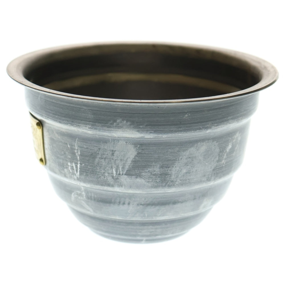 m&m(エムアンドエム) ×MASSES POT TYPE 4 - TERMIT STEEL / SMALL マシス ターミット 鉄鉢 ポット シルバー