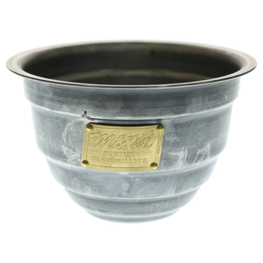 m&m(エムアンドエム) ×MASSES POT TYPE 4 - TERMIT STEEL / SMALL マシス ターミット 鉄鉢 ポット シルバー