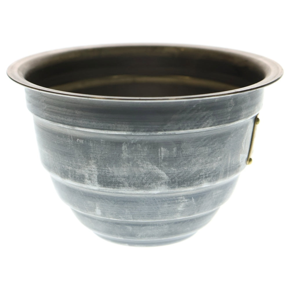 m&m(エムアンドエム) ×MASSES POT TYPE 4 - TERMIT STEEL / SMALL マシス ターミット 鉄鉢 ポット シルバー