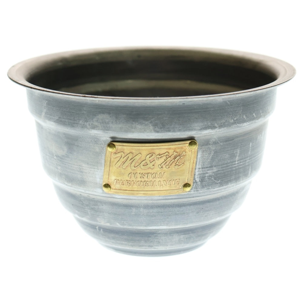 m&m(エムアンドエム) ×MASSES POT TYPE 4 - TERMIT STEEL / SMALL マシス ターミット 鉄鉢 ポット シルバー