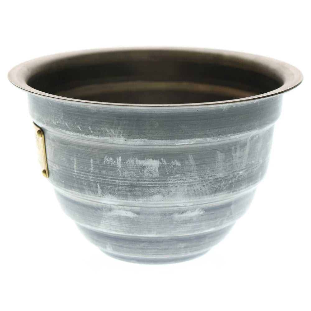 m&m(エムアンドエム) ×MASSES POT TYPE 4 - TERMIT STEEL / SMALL マシス ターミット 鉄鉢 ポット シルバー