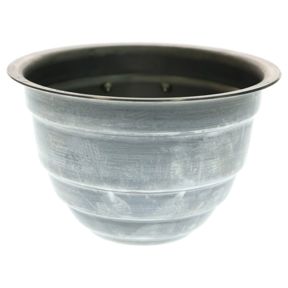 m&m(エムアンドエム) ×MASSES POT TYPE 4 - TERMIT STEEL / SMALL マシス ターミット 鉄鉢 ポット シルバー