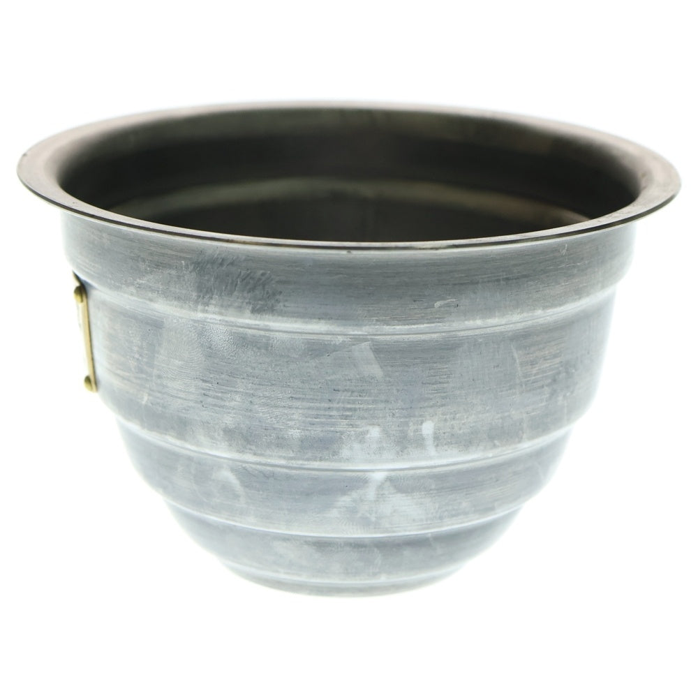 m&m(エムアンドエム) ×MASSES POT TYPE 4 - TERMIT STEEL / SMALL マシス ターミット 鉄鉢 ポット シルバー