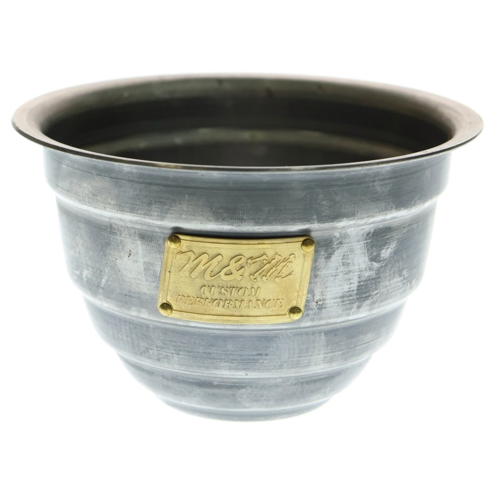 m&m(エムアンドエム) ×MASSES POT TYPE 4 - TERMIT STEEL / SMALL マシス ターミット 鉄鉢 ポット シルバー