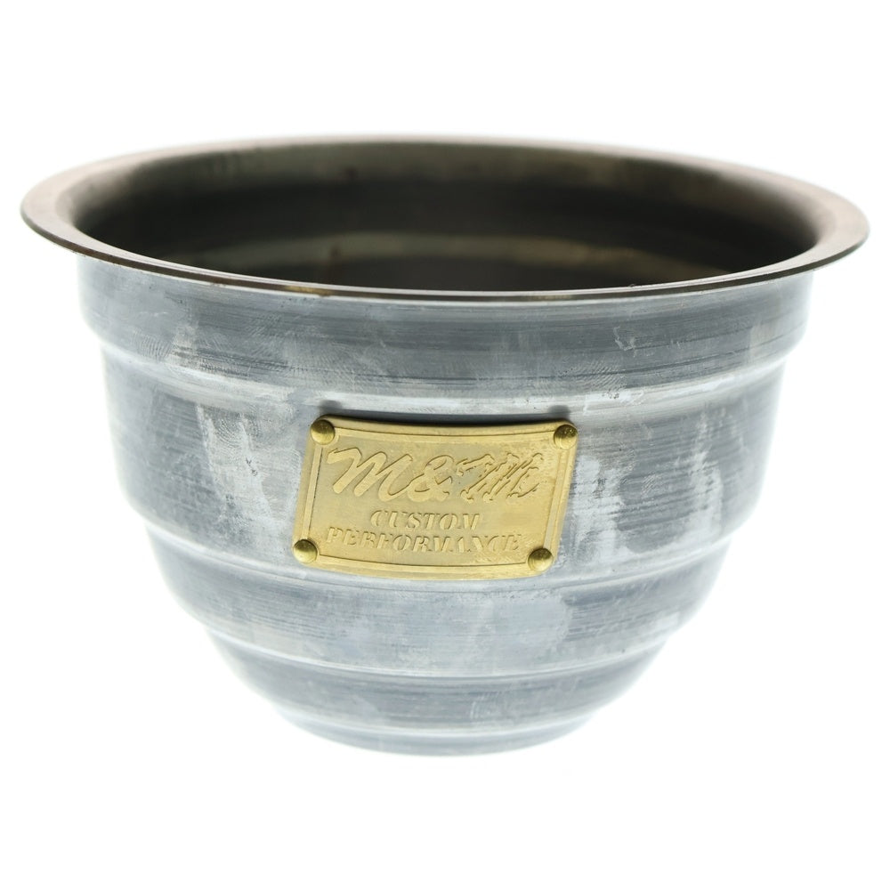 m&m(エムアンドエム) ×MASSES POT TYPE 4 - TERMIT STEEL / SMALL マシス ターミット 鉄鉢 ポット シルバー