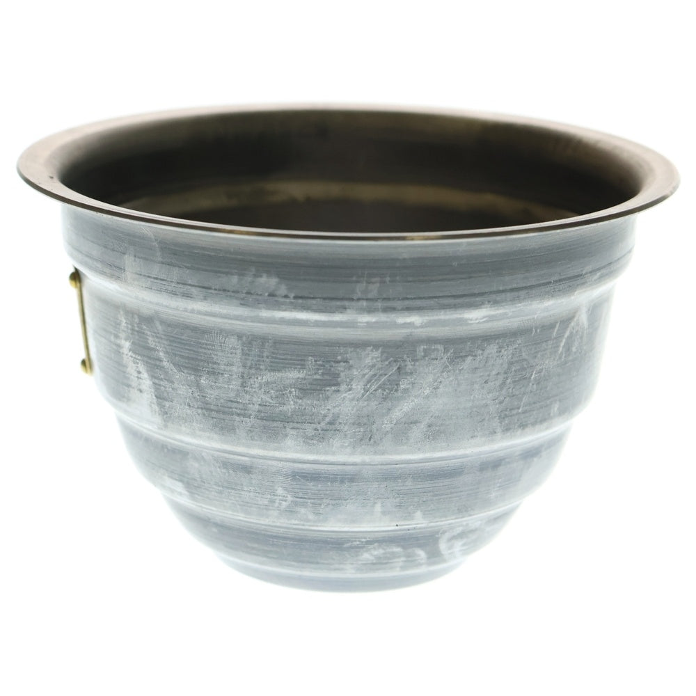 m&m(エムアンドエム) ×MASSES POT TYPE 4 - TERMIT STEEL / SMALL マシス ターミット 鉄鉢 ポット シルバー