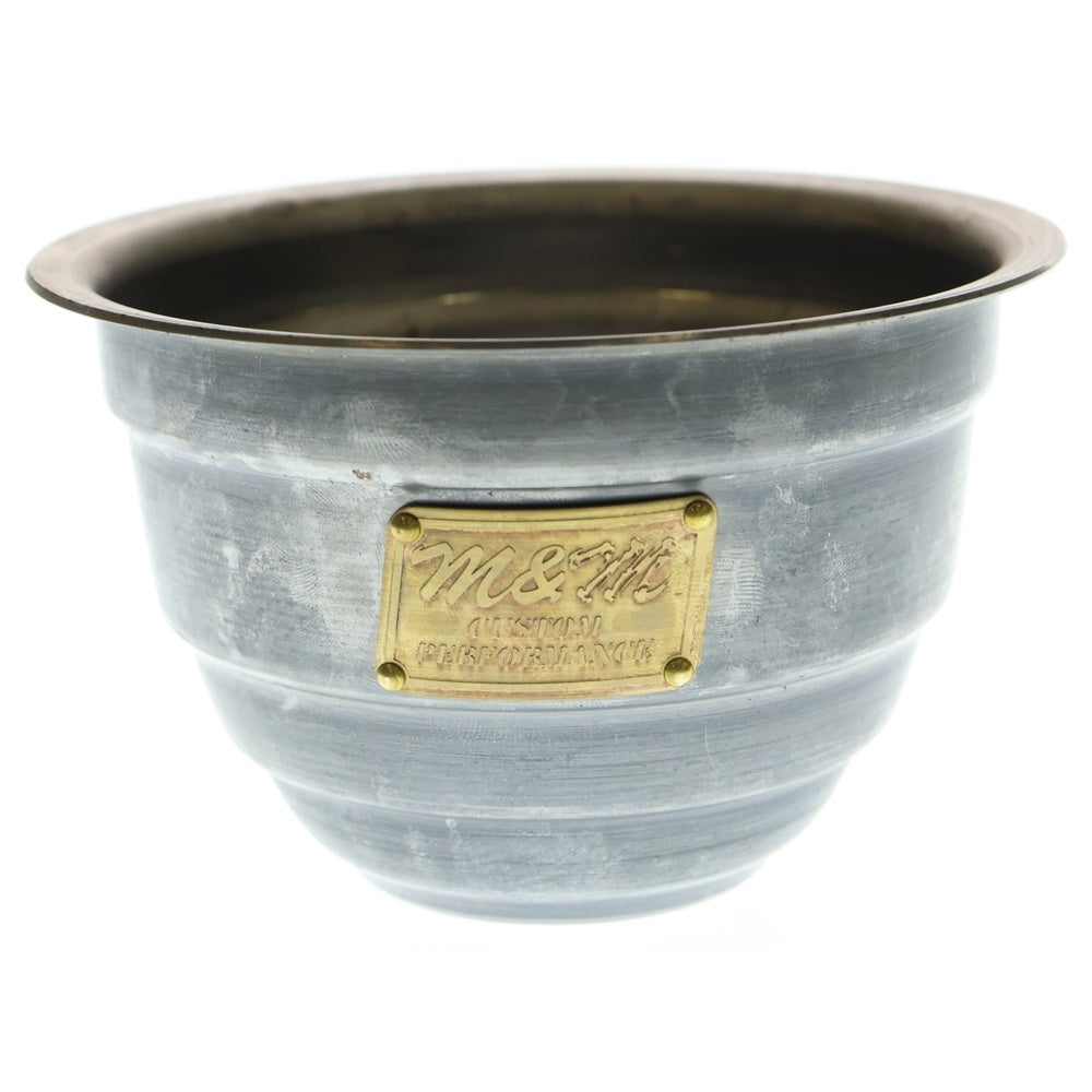 m&m(エムアンドエム) ×MASSES POT TYPE 4 - TERMIT STEEL / SMALL マシス ターミット 鉄鉢 ポット シルバー