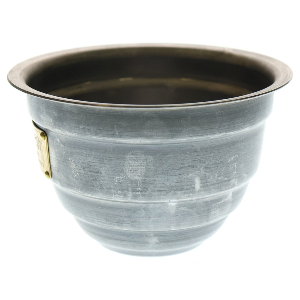 m&m(エムアンドエム) ×MASSES POT TYPE 4 - TERMIT STEEL / SMALL マシス ターミット 鉄鉢 ポット シルバー