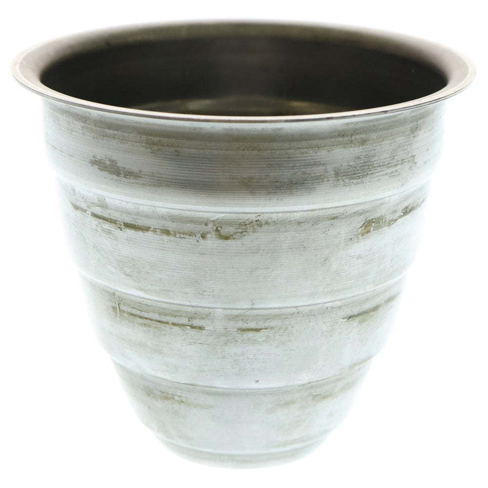 m&m(エムアンドエム) ×MASSES POT TYPE 1 - Chrysails STEEL / SMALL マシス クリサリス 鉄鉢 ポット シルバー