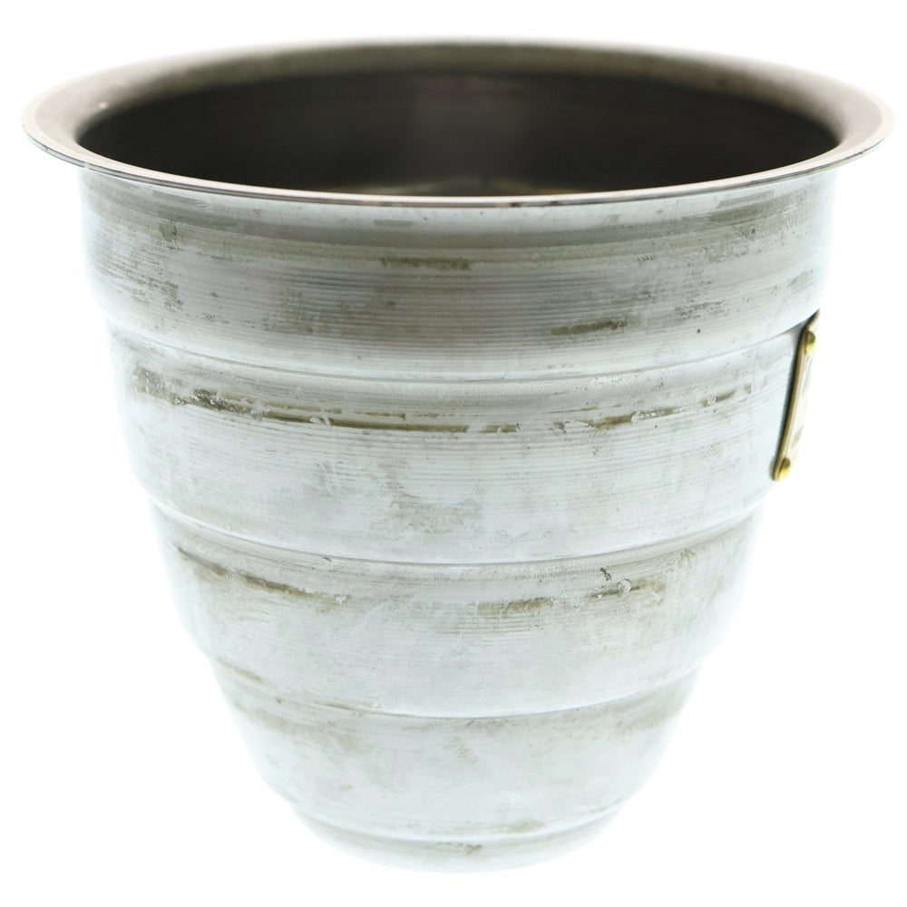 m&m(エムアンドエム) ×MASSES POT TYPE 1 - Chrysails STEEL / SMALL マシス クリサリス 鉄鉢 ポット シルバー