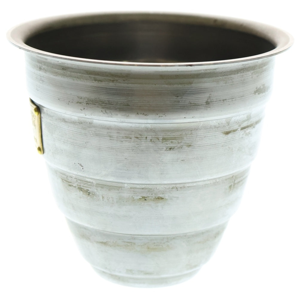 m&m(エムアンドエム) ×MASSES POT TYPE 1 - Chrysails STEEL / SMALL マシス クリサリス 鉄鉢 ポット シルバー