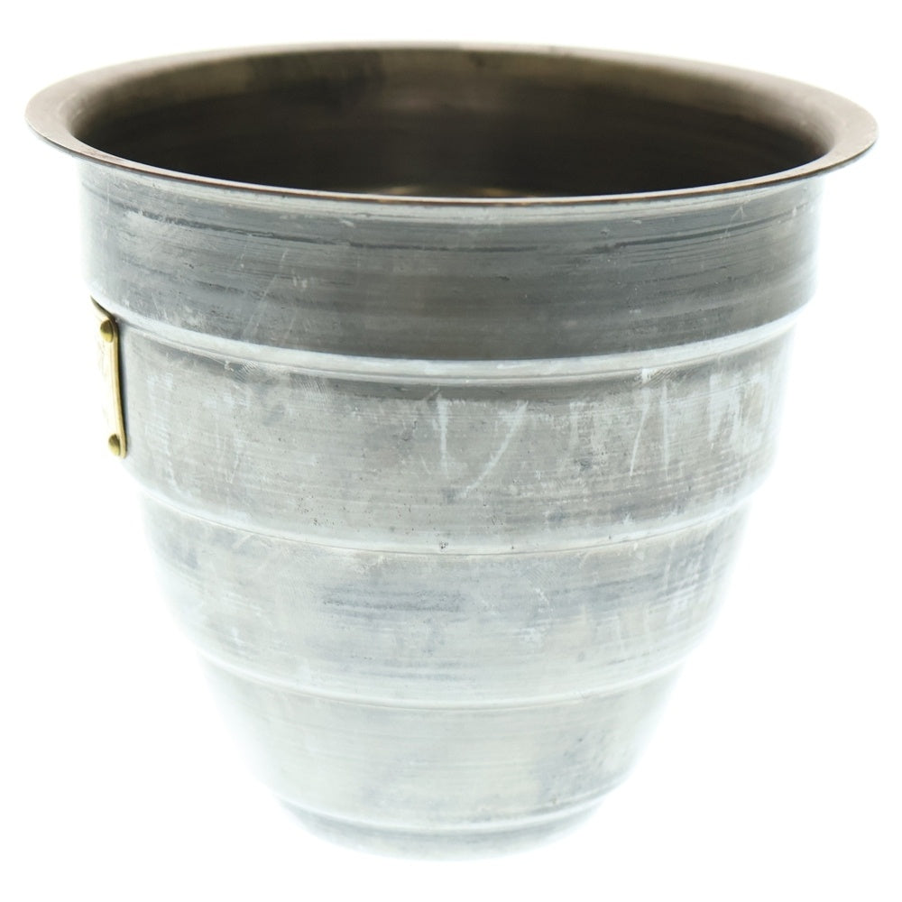 m&m(エムアンドエム) ×MASSES POT TYPE 1 - Chrysails STEEL / SMALL マシス クリサリス 鉄鉢 ポット シルバー