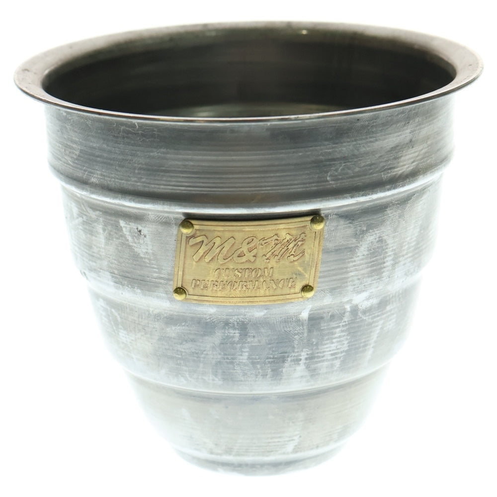 m&m(エムアンドエム) ×MASSES POT TYPE 1 - Chrysails STEEL / SMALL マシス クリサリス 鉄鉢 ポット シルバー