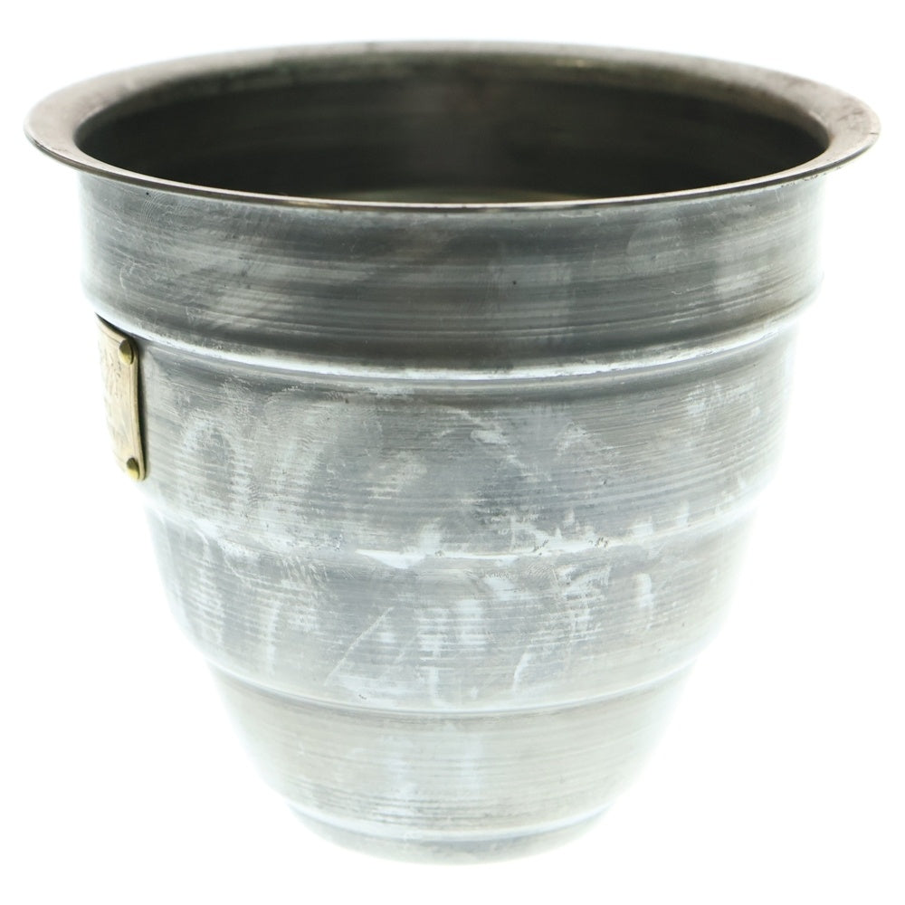m&m(エムアンドエム) ×MASSES POT TYPE 1 - Chrysails STEEL / SMALL マシス クリサリス 鉄鉢 ポット シルバー