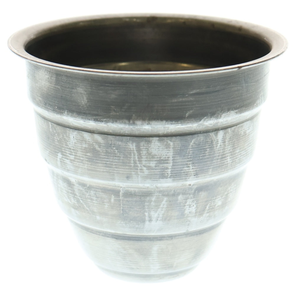 m&m(エムアンドエム) ×MASSES POT TYPE 1 - Chrysails STEEL / SMALL マシス クリサリス 鉄鉢 ポット シルバー