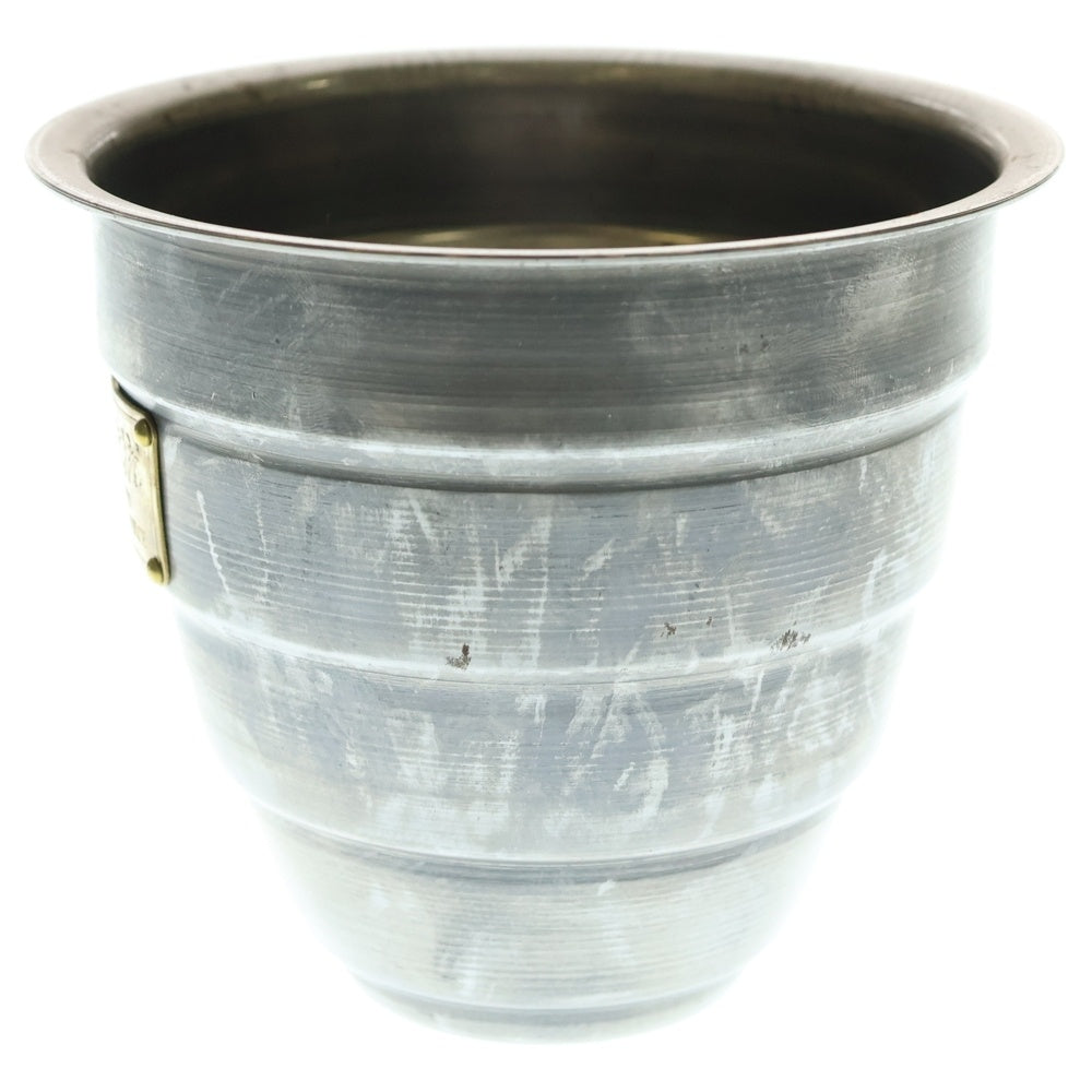 m&m(エムアンドエム) ×MASSES POT TYPE 1 - Chrysails STEEL / SMALL マシス クリサリス 鉄鉢 ポット シルバー