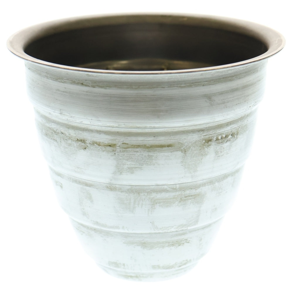 m&m(エムアンドエム) ×MASSES POT TYPE 1 - Chrysails STEEL / SMALL マシス クリサリス 鉄鉢 ポット シルバー