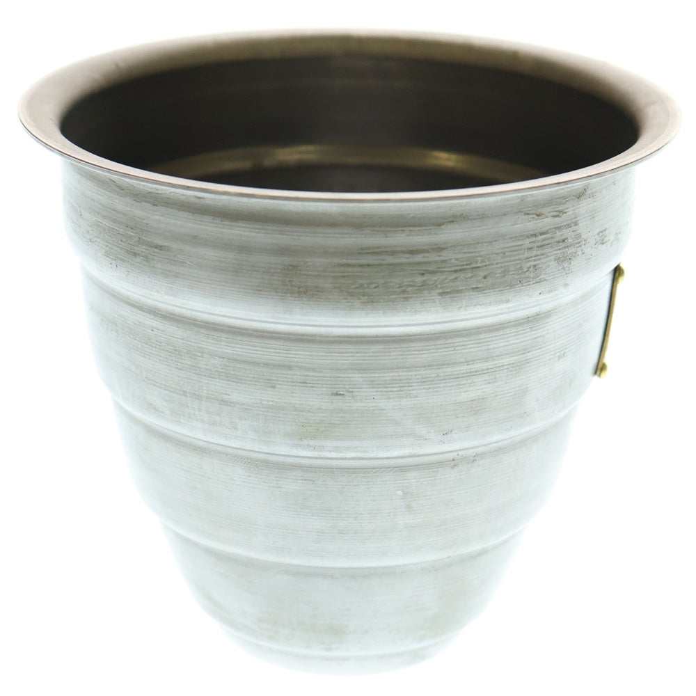 m&m(エムアンドエム) ×MASSES POT TYPE 1 - Chrysails STEEL / SMALL マシス クリサリス 鉄鉢 ポット シルバー